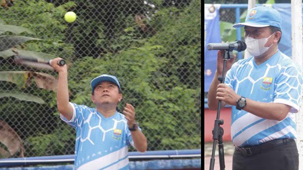 gubernur jambi al haris-main tenis