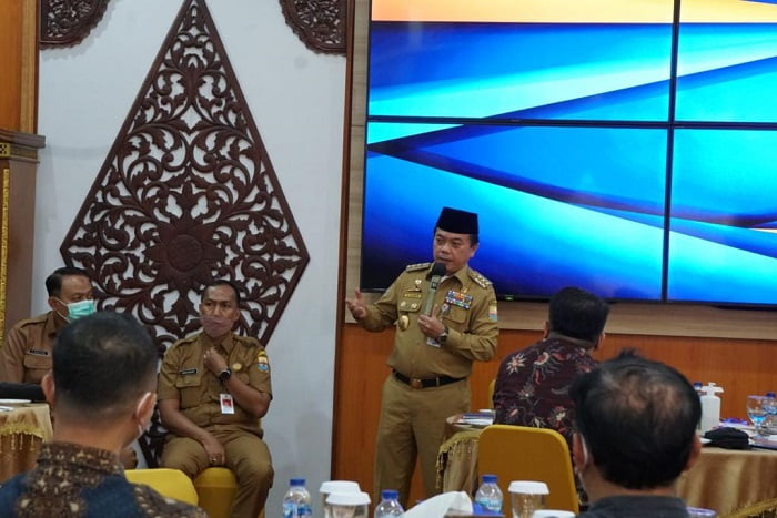 Al Haris coffe morning bersama pengusaha Jambi