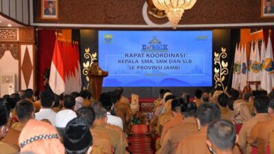 Rakor Kepala Sekolah SMA, SMK dan SLB se Provinsi Jambi