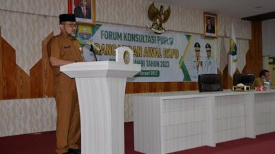 Sekda Buka Forum Konsultasi Publik RKPD 2023