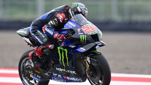 Quartararo Catat Waktu Tercepat latihan motogp mandalika