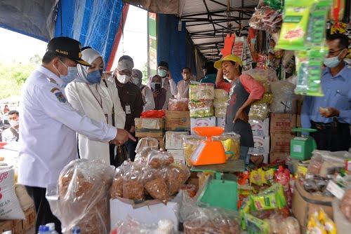 al haris sidak pasar angso duo