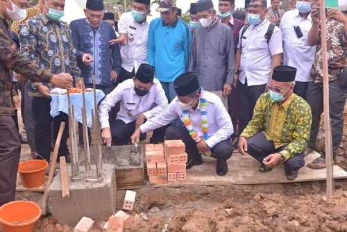 BBS Hadiri Peletakkan Batu Pertama Pembangunan Masjid Baitussalam