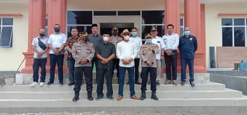 DPRD Muaro Jambi Kunjungi Pembangunan Polsek Bahar selatan