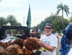 Petani Sawit Batanghari Ikut Aksi Serentak di Jakarta, Mashuri: Kami Mohon Doa