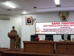 Bakhtiar Hadiri Rapat Paripurna: Kepala OPD yang Tidak Hadir Harus Dievaluasi Kinerjanya