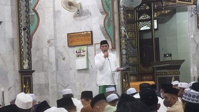 Sholat Ied di Masjid Al-Muhajirin, Fadhil Singgung Soal Hutang