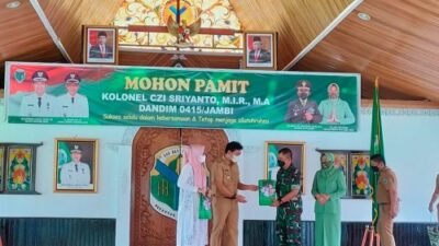 Pemkab Batanghari Gelar Pamitan Dandim 0415 Jambi