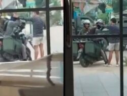 Viral, Pria Pukuli Kurir di Pinggir Jalan Hanya Berakhir Minta Maaf