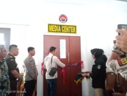 Resmikan Ruang Media Center, Kapolres Ingin Kedekatan Emosional Dengan Insan Pers   