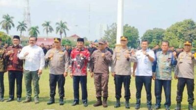 Ketua DPRD Provinsi Jambi Hadiri Sispam Kota yang Dilakukan Polda Jambi