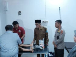 Wabup didampingi Ketua DPRD, Kejaksaan serta Kapolres Tinjau Lokasi Sunat Massal