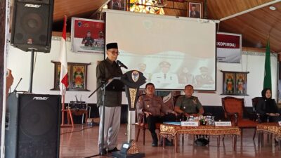 Forkopimda Laksanakan Rakor , Cegah Deteksi Dini Jelang Pemilu   