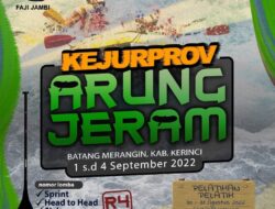 Faji Jambi Siap Gelar Kejurprov Arung Jeram 2022 di Sungai Batang Merangin