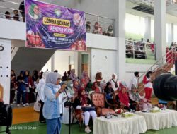 Penasihat DWP Batanghari Buka Secara Langsung Lomba Senam Rentak Kudo