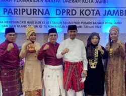 Edi Purwanto Hadiri Paripurna HUT Kota Jambi