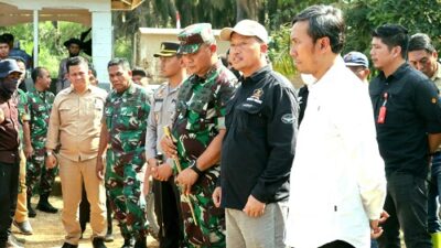 Edi Purwanto Kawal Proses Patok Lahan di PT BSU Batanghari