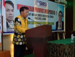 Musprov Ke-1 SMSI Jambi Resmi Dibuka Oleh Pengurus Pusat