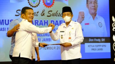 Abdullah Sani Harap FSP3-SPSI Turut Bangun Jambi