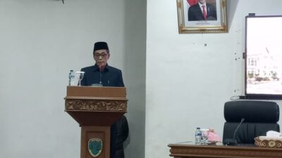Paripurna DPRD Batanghari, Bakhtiar Sampaikan Nota Pengantar RAPBD Serta Nota Pengantar 2 RANPERDA TA 2022   
