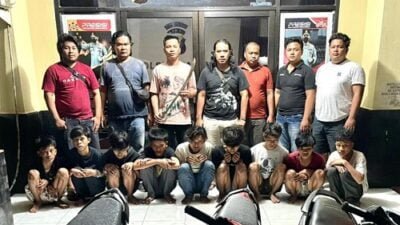 Pilih Target Secara Acak, 9 Pelaku Pembacokan di Muaro Jambi Diamankan