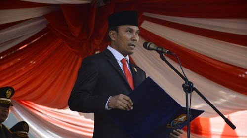 Edi Purwanto Ikuti Upacara HUT RI ke-77