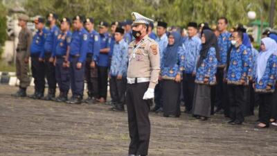 Di Pimpin Kapolres Batang Hari, Pemkab Gelar Upacara Petingatan Hari Pahlawan