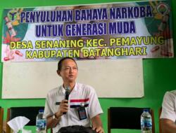 Beri Penyuluhan Bahaya Narkoba, Kepala BNKK : Pesta Sudah Berakhir
