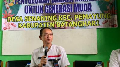 Beri Penyuluhan Bahaya Narkoba, Kepala BNKK : Pesta Sudah Berakhir