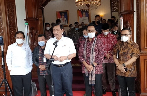 Menko Marves Luhut B Pandjaitan Puji Al Haris Dalam Kendalikan Inflasi