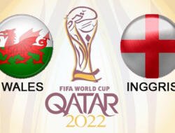 Live Streaming Piala Dunia 2022 Antara Wales vs Inggris