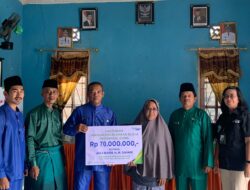 Keluarga Alm Sahari Terima Santunan Sebesar 70.000.000,- dari BPJS Ketenagakerjaan