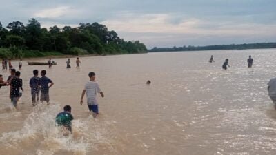 Bocah di Teluk Ketapang Tenggelam saat bermain Mandi disungai Batanghari