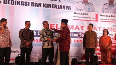 Abdullah Sani Hadiri Pisah Sambut Kakanwil BPN Provinsi Jambi