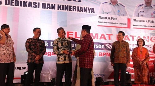 Abdullah Sani Hadiri Pisah Sambut Kakanwil BPN Provinsi Jambi