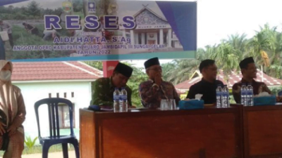 DPRD Muarojambi Tampung Aspirasi Masyarakat Desa Tri Mulya Jaya Sungai Gelam
