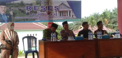 DPRD Muarojambi Tampung Aspirasi Masyarakat Desa Tri Mulya Jaya Sungai Gelam