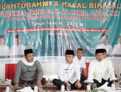 Halal Bihalal Bersama Pemkab Sarolangun, Al Haris : Pemimpin Punya Kesalahan dan Gudangnya Khilaf