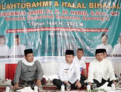 Halal Bihalal Bersama Pemkab Sarolangun, Al Haris : Pemimpin Punya Kesalahan dan Gudangnya Khilaf