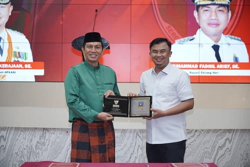 Pemkab Batang Hari Tandatangani MoU bersam Pemkab Dhamasraya
