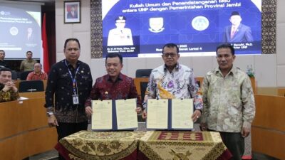 Al Haris Teken MoU dengan Universitas Negeri Padang Tingkatkan SDM
