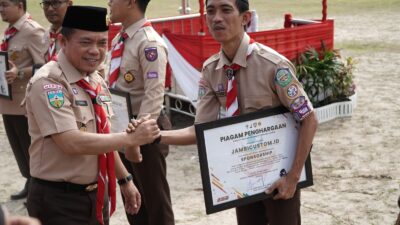 Gubernur Al Haris: Potensi Pramuka Jambi Luar Biasa