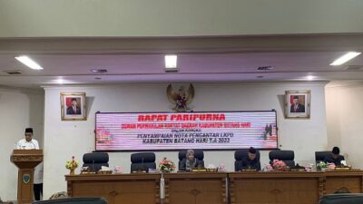 Hadir di Rapat Paripurna DPRD, Wabup Sampaikan LKPD TA 2022