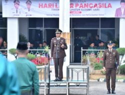 Kajari Batang Hari Pimpin Upacara Peringatan Hari Pancasila Tahun 2023