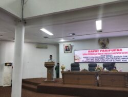 Wabup Hadiri Paripurna DPRD Persetujuan Bersama Kepala Daerah Tentang Ranperda dan APBD TA 2022