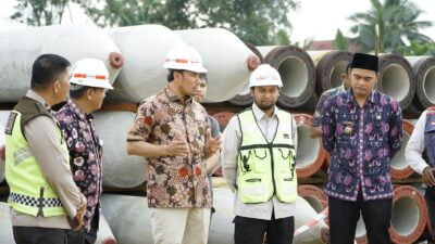 Ketua DPRD Edi Purwanto Cek Lokasi Tol Jambi-Betung, Dorong Pembebasan Fasum