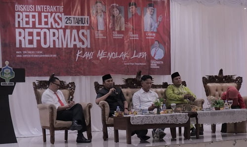Refleksi 25 Tahun Reformasi, Edi Purwanto Sejarah Tidak Boleh Dilupakan