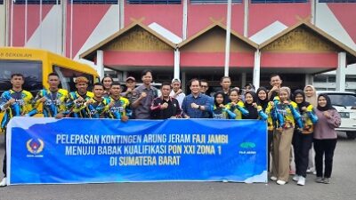 Atlet Arung Jeram Jambi Berangkat ke BK PON, Heru: Fisik dan Mental Sudah Siap