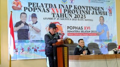 Wagub Sani Minta Atlet Popnas Harumkan Jambi di Tingkat Nasional