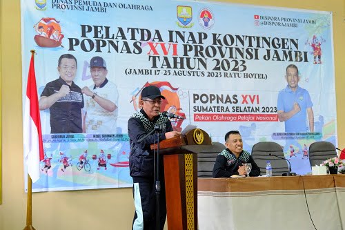 Wagub Sani Minta Atlet Popnas Harumkan Jambi di Tingkat Nasional